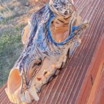 Ornate Coyote Skull