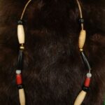 Red, White, And Black Necklace