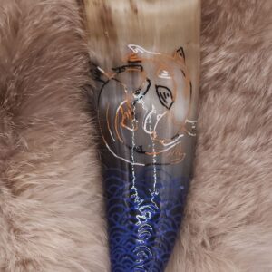 Koi Drinking Horn