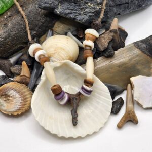 Shark in a Shark Tooth Necklace