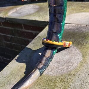 Green Dragon Claw Drinking Horn