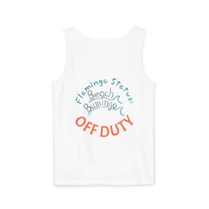Flamingo Status: OFF DUTY | Beach Bumingo Unisex Tank