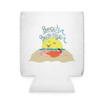 Beach Bumingo Flamingo Can Cooler Sleeve