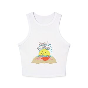 Flamingo Status: OFF DUTY | Women’s Racer Tank Top