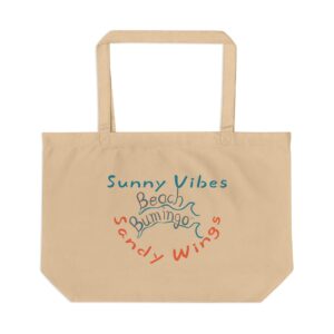 Sunny Vibes, Sandy Wings | Beach Bumingo Eco Tote Bag